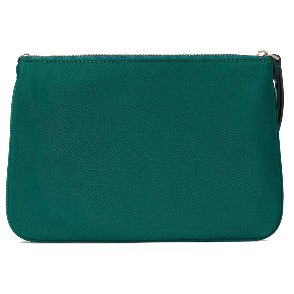 Kate Spade Large Wristlet Chelsea Medium Wristlet Pouch Deep Jade Green # KC633