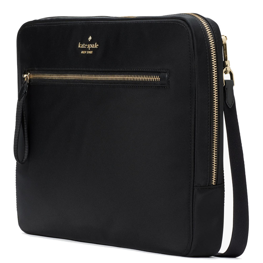 Kate Spade Laptop Bag Chelsea Laptop Sleeve With Strap Black # KE070