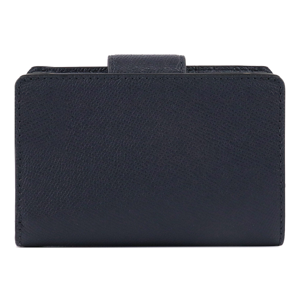 Coach Medium Wallet Medium Corner Zip Wallet Midnight Navy Dark Blue # 6390D1