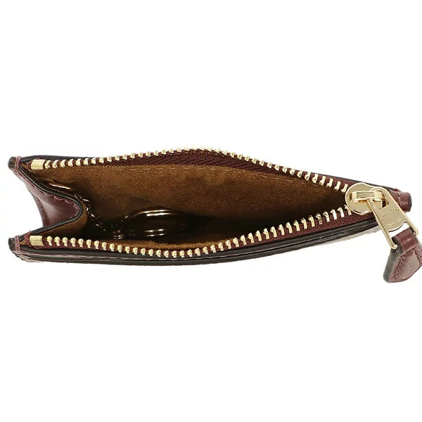 Coach Signature Wildflower Mini Skinny Id Khaki # C8733D1