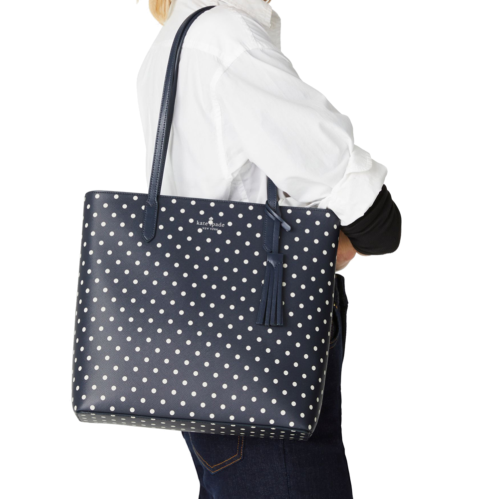 Kate Spade Jana Tote Shoulder Bag Blazer Blue # KE483