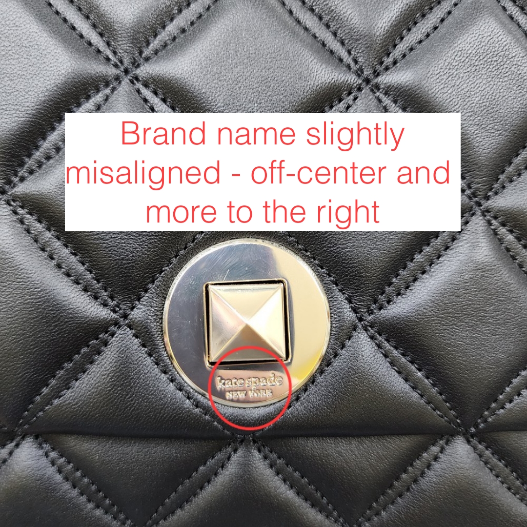 Kate Spade Crossbody Bag Sling Natalia Quilted Smooth Leather Square Crossbody Black # K8162D1