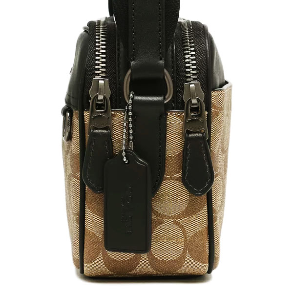 Coach Men Graham Crossbody In Signature Canvas Khaki # C4149D1