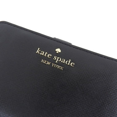 Kate Spade Medium Wallet Medium Compact Bifold Wallet Black # KC580