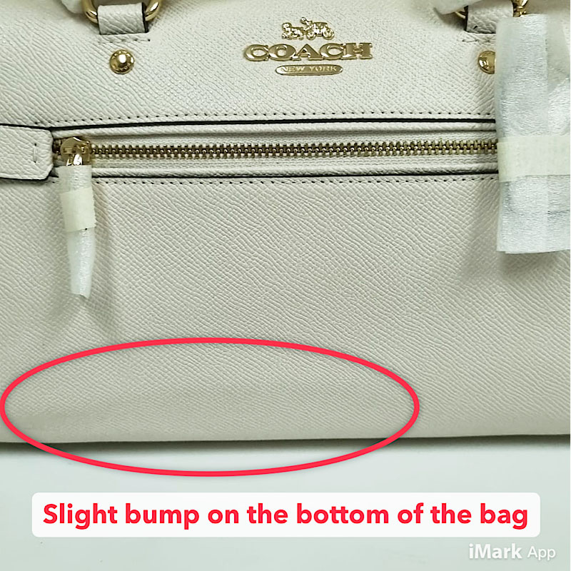 Coach Crossbody Bag Leather Rowan Satchel Chalk Off White # F79946D1