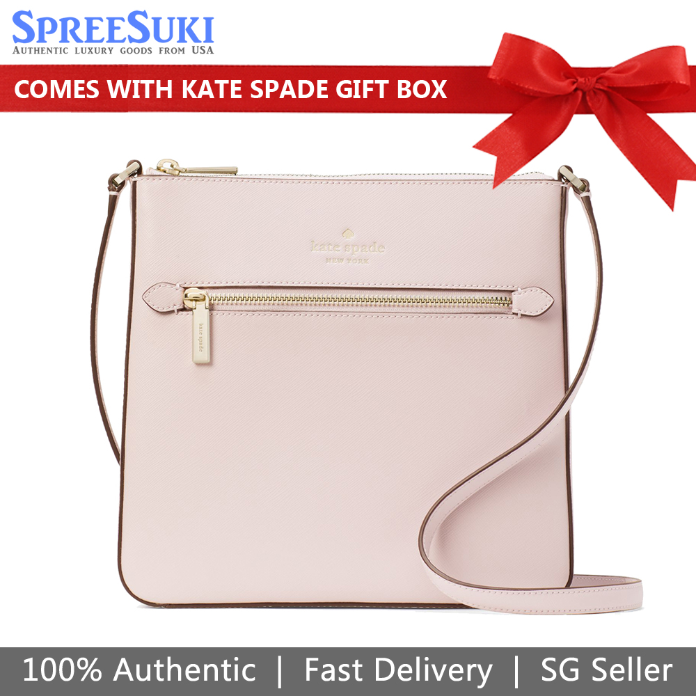 Kate Spade Sadie North South Crossbody Chalk Pink # K7379D1