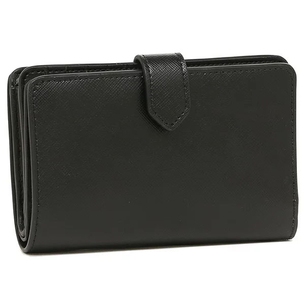 Kate Spade Medium Wallet Staci Medium Compact Bifold Wallet Black # WLR00128D1