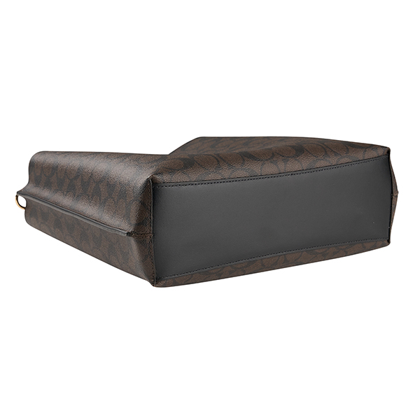 Coach Bucket Bag Crossbody Bag Mollie In Signature Canvas Bucket Bag Brown Black # CA561D1