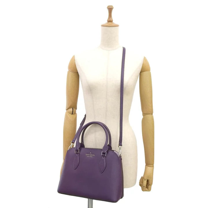 Kate Spade Crossbody Bag Sling Darcy Small Satchel Plum Purple # WKR00438D3