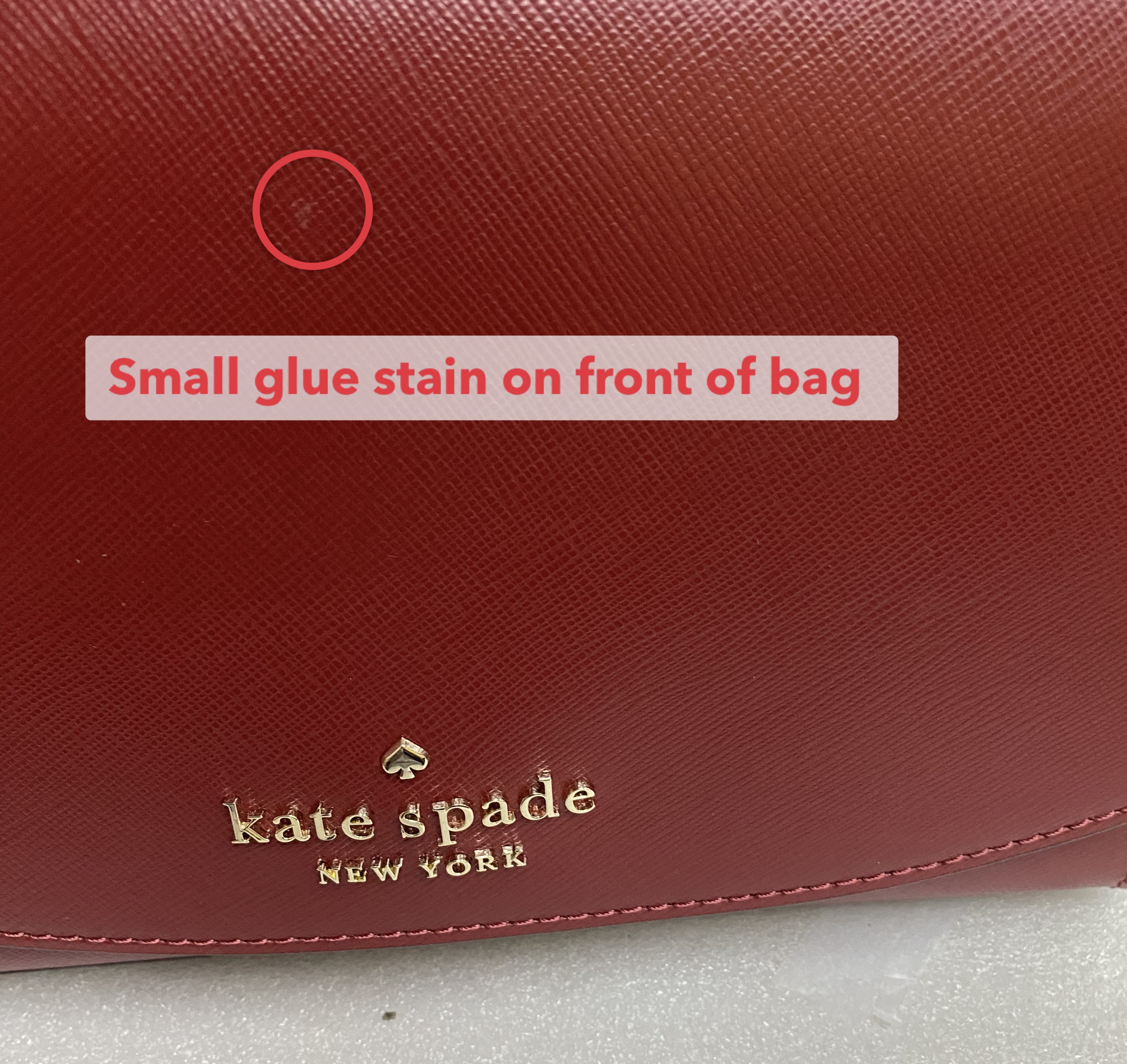 Kate Spade Crossbody Bag Carson Convertible Crossbody Cherrywood Dark Red # WKR00119D5