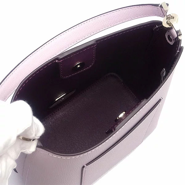 Kate Spade Crossbody Bag Darcy Refined Grain Leather Small Bucket Bag Lilac Light Purple # WKR00439D3