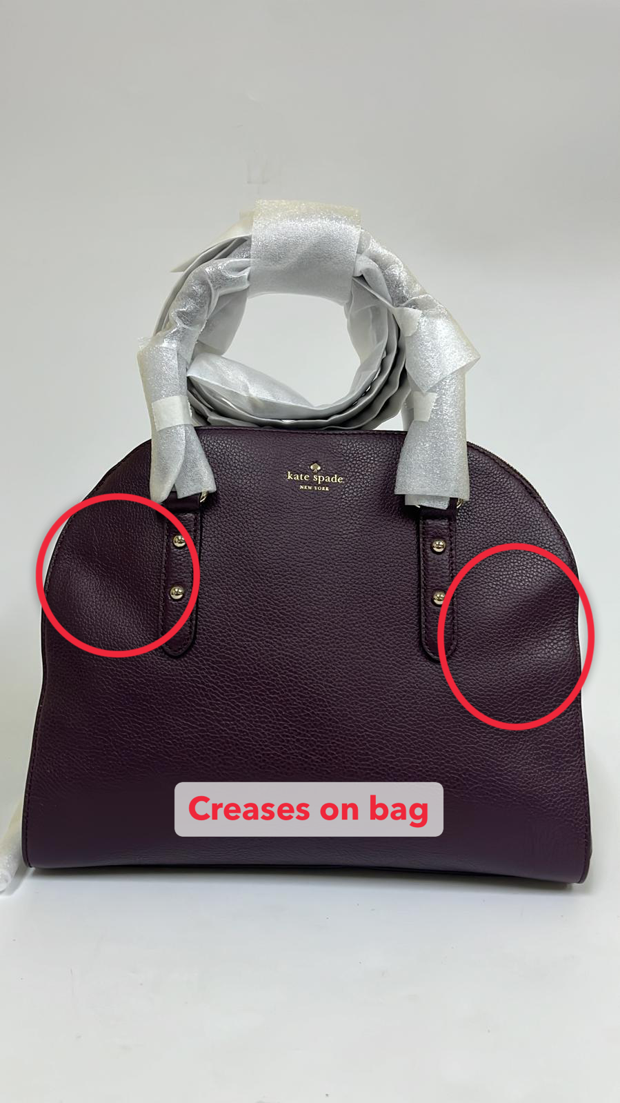 Kate Spade Larchmont Avenue Reiley Deep Plum Purple # WKRU5497D1