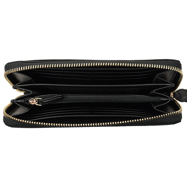 Kate Spade Long Wallet Nylon Chelsea The Little Better Large Continental Wallet Black # WLR00615D1