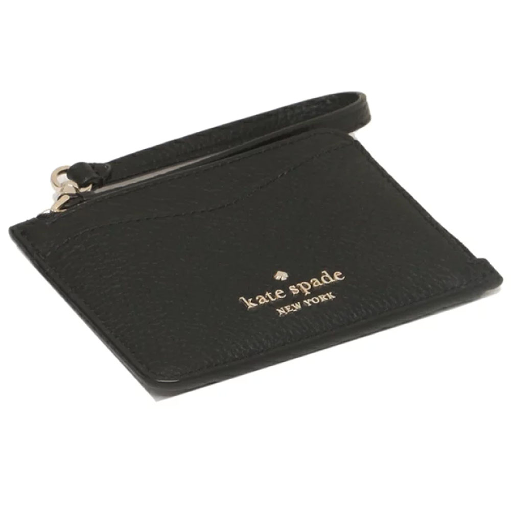 Kate Spade Leila Small Cardholder Wristlet Black # WLR00398D2