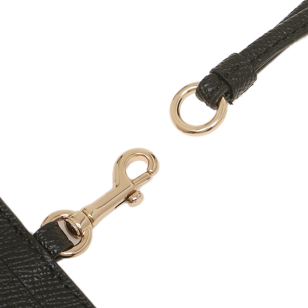 Coach Crossgrain Leather Id Lanyard Black # F57311D2