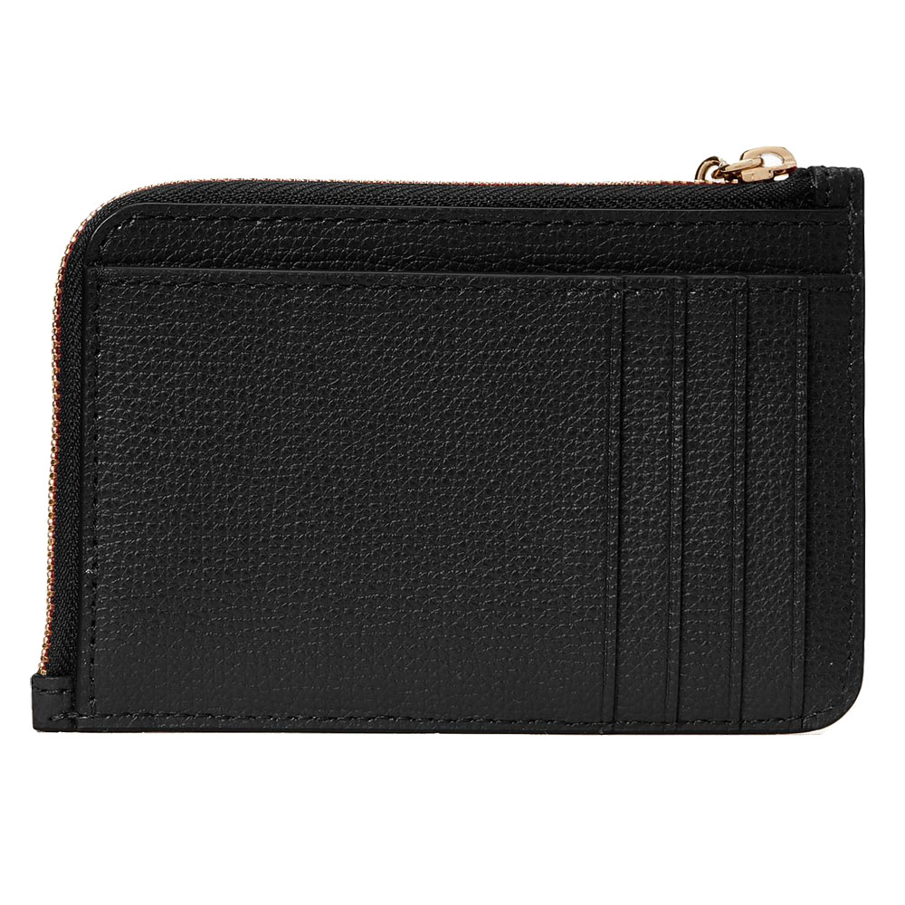 Kate Spade Darcy Medium L-Zip Card Holder Black # WLR00595D5