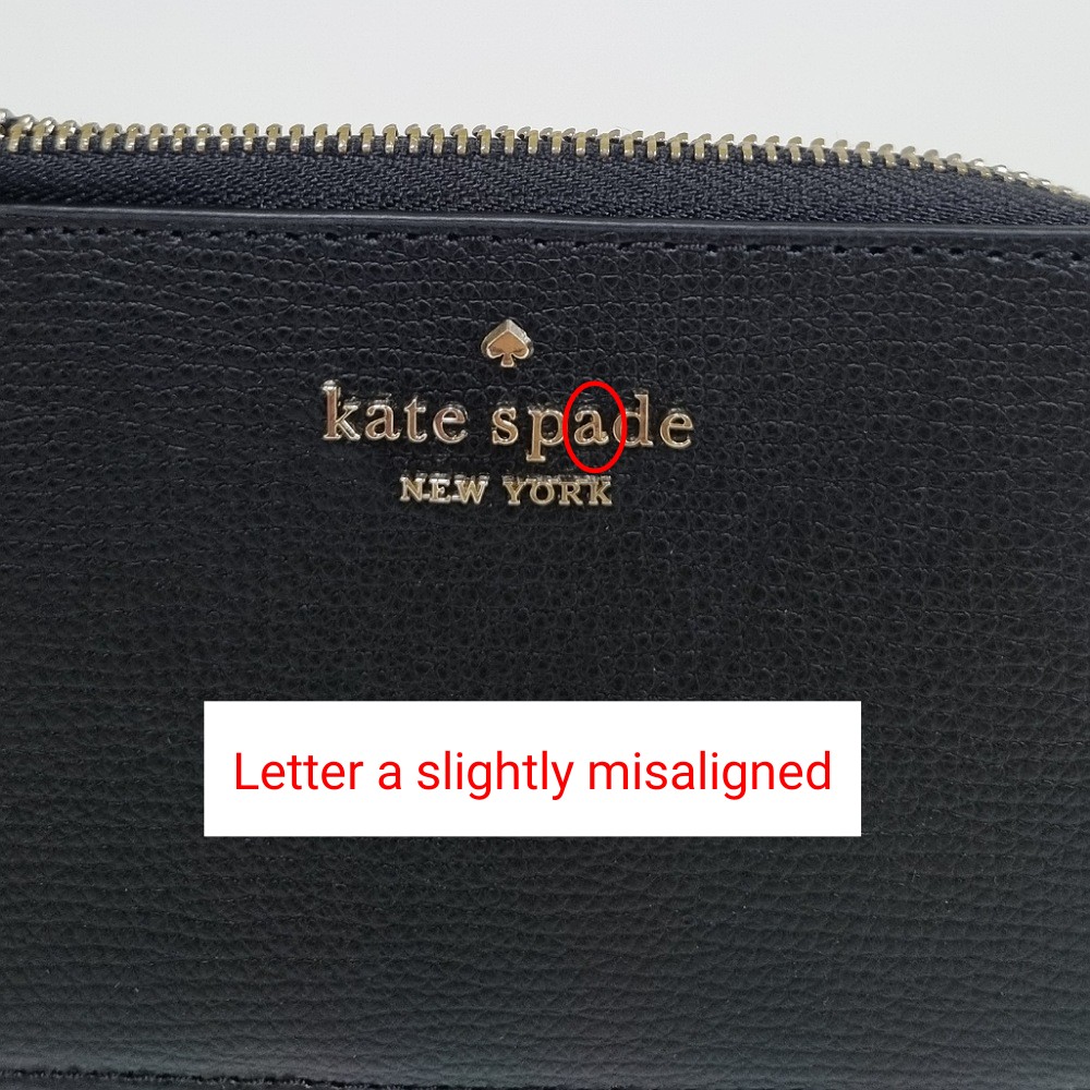 Kate Spade Darcy Medium L-Zip Card Holder Black # WLR00595D5