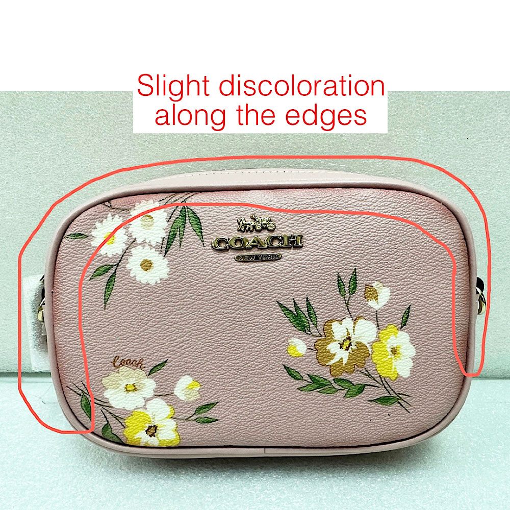 Coach Crossbody Bag Convertible Belt Bag With Tossed Daisy Print Carnation Pink # F73152
