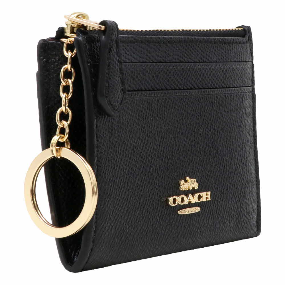 Coach Mini Skinny Id Case Black # F88250D5