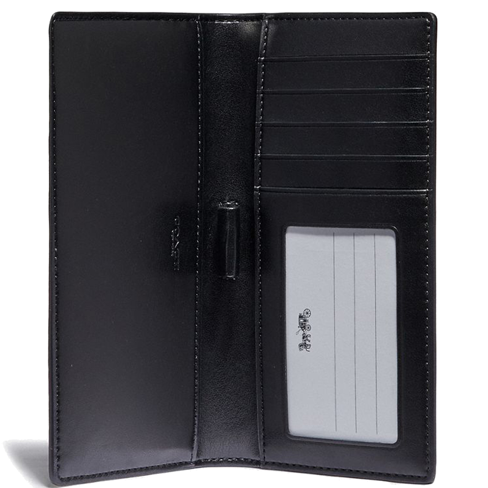 Coach Bifold Wallet Signature Black Smoke # F88026D1