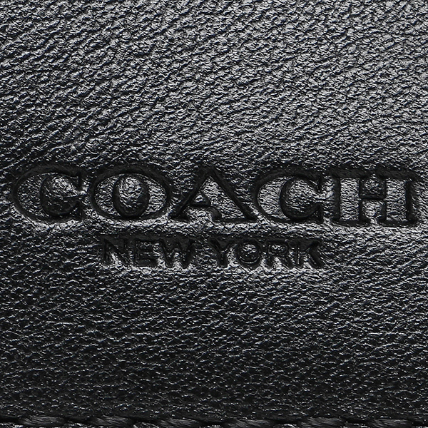 Coach Men Coin Wallet In Signature Crossgrain Leather Black # F75363D1