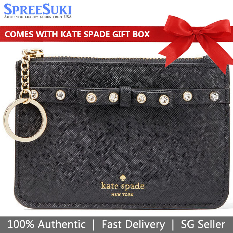 Kate Spade Laurel Way Jeweled Bitsy Black # WLRU5193D1