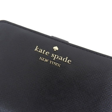 Kate Spade Medium Wallet Medium Compact Bifold Wallet Black # KC580D5