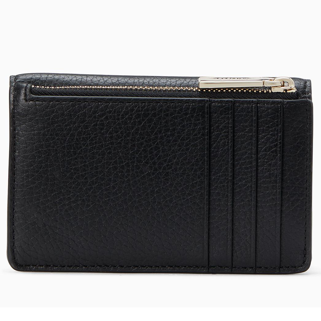 Kate Spade Small Wallet Dumpling Pebbled Leather Black # KA574D1