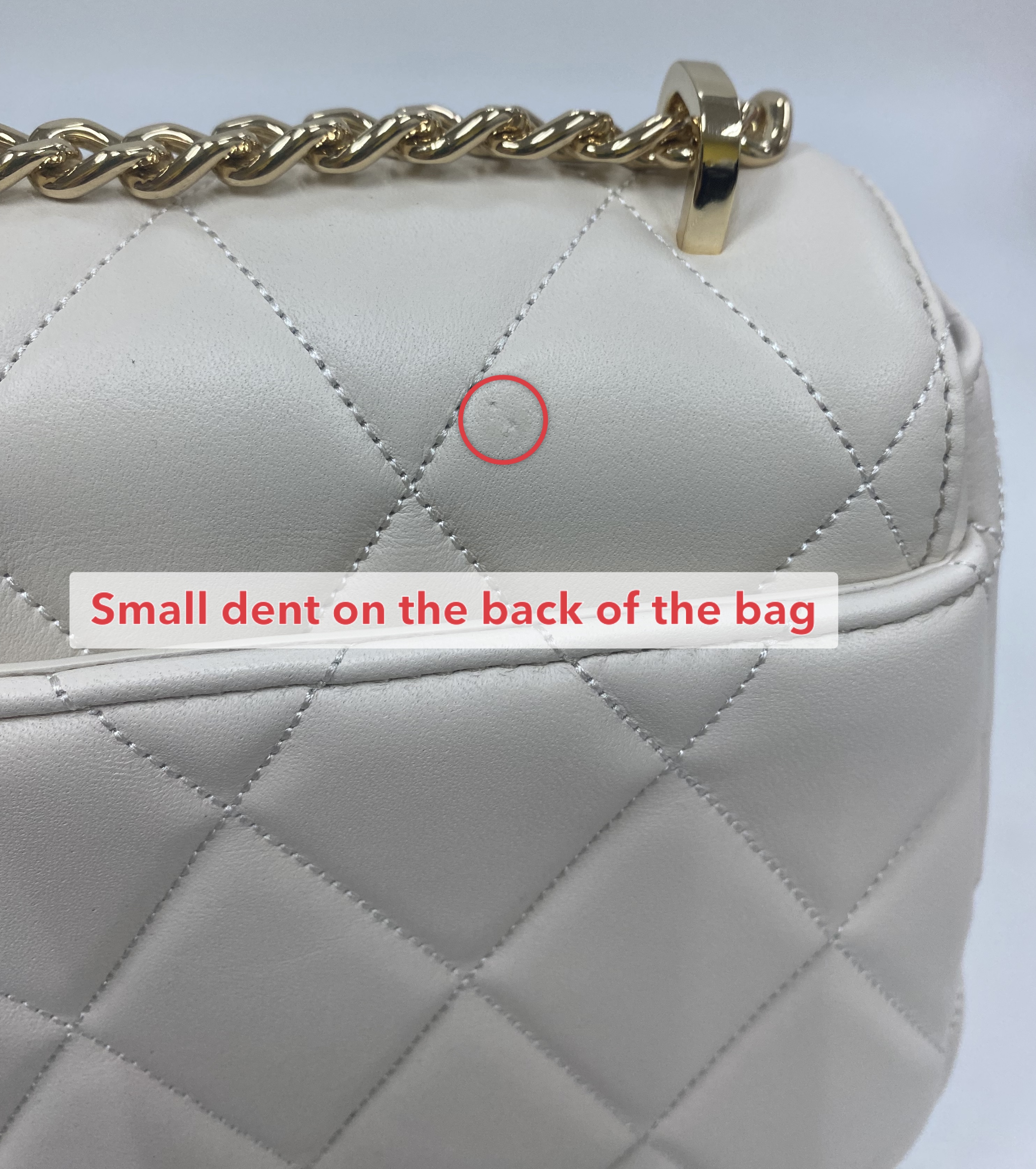 Kate Spade Crossbody Bag Shoulder Bag Carey Small Smooth Quilted Leather Parchment Off White # KA767D4