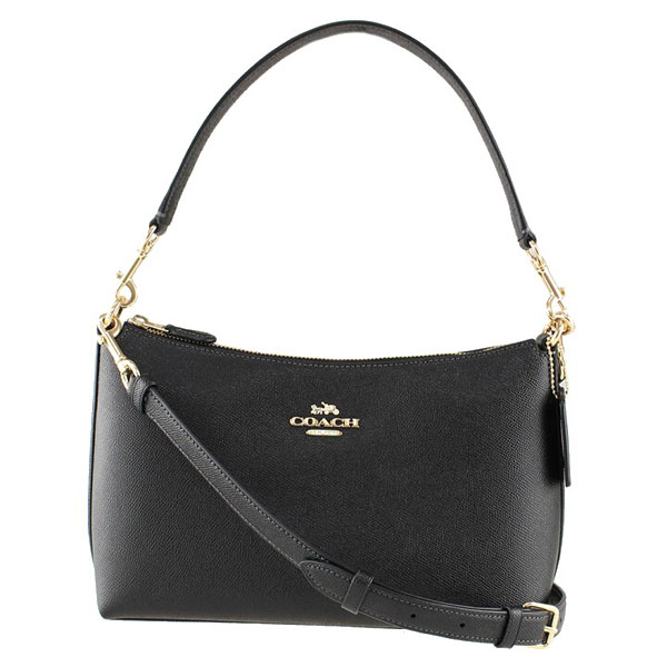 Coach Clara Leather Shoulder Crossbody Bag Black # CE584