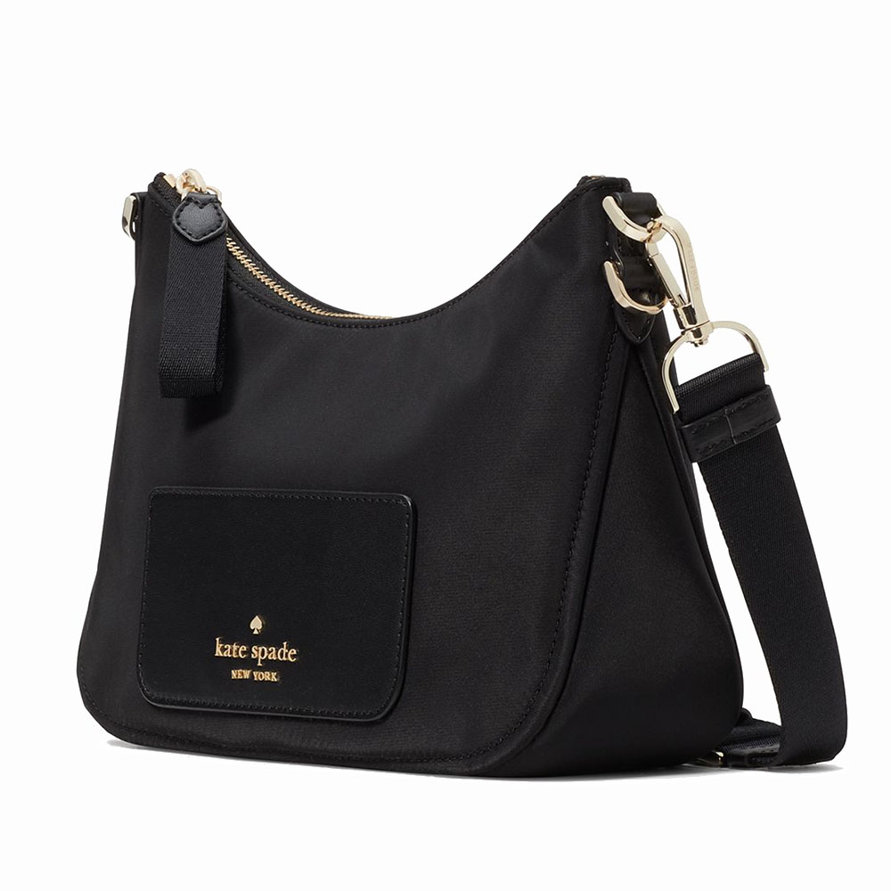 Kate Spade Chelsea Nylon Crossbody Bag Sling Black # KC528