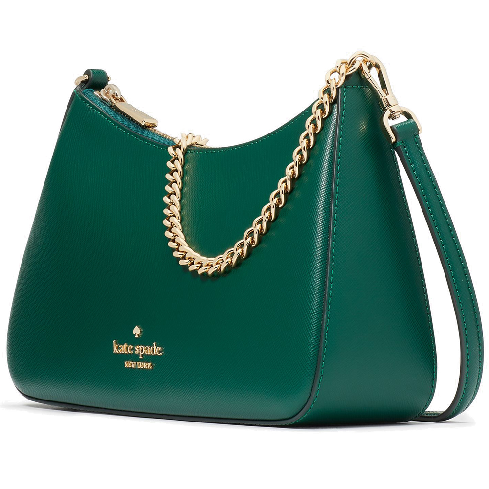 Kate Spade Madison Convertible Crossbody Bag Sling Deep Jade Green # KC439