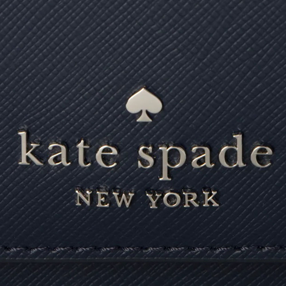 Kate Spade Madison Crossbody Bag Sling Flap Convertible Parisian Navy Blue # KC430