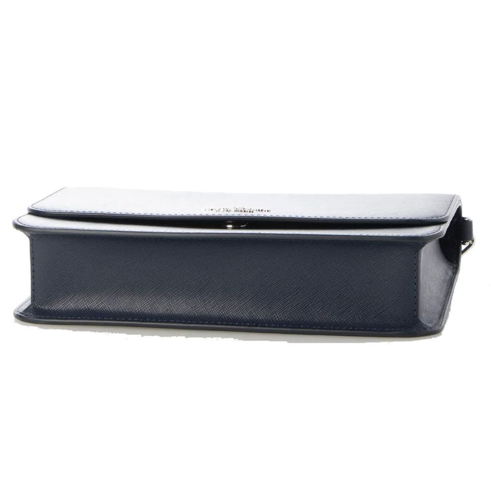 Kate Spade Madison Crossbody Bag Sling Flap Convertible Parisian Navy Blue # KC430