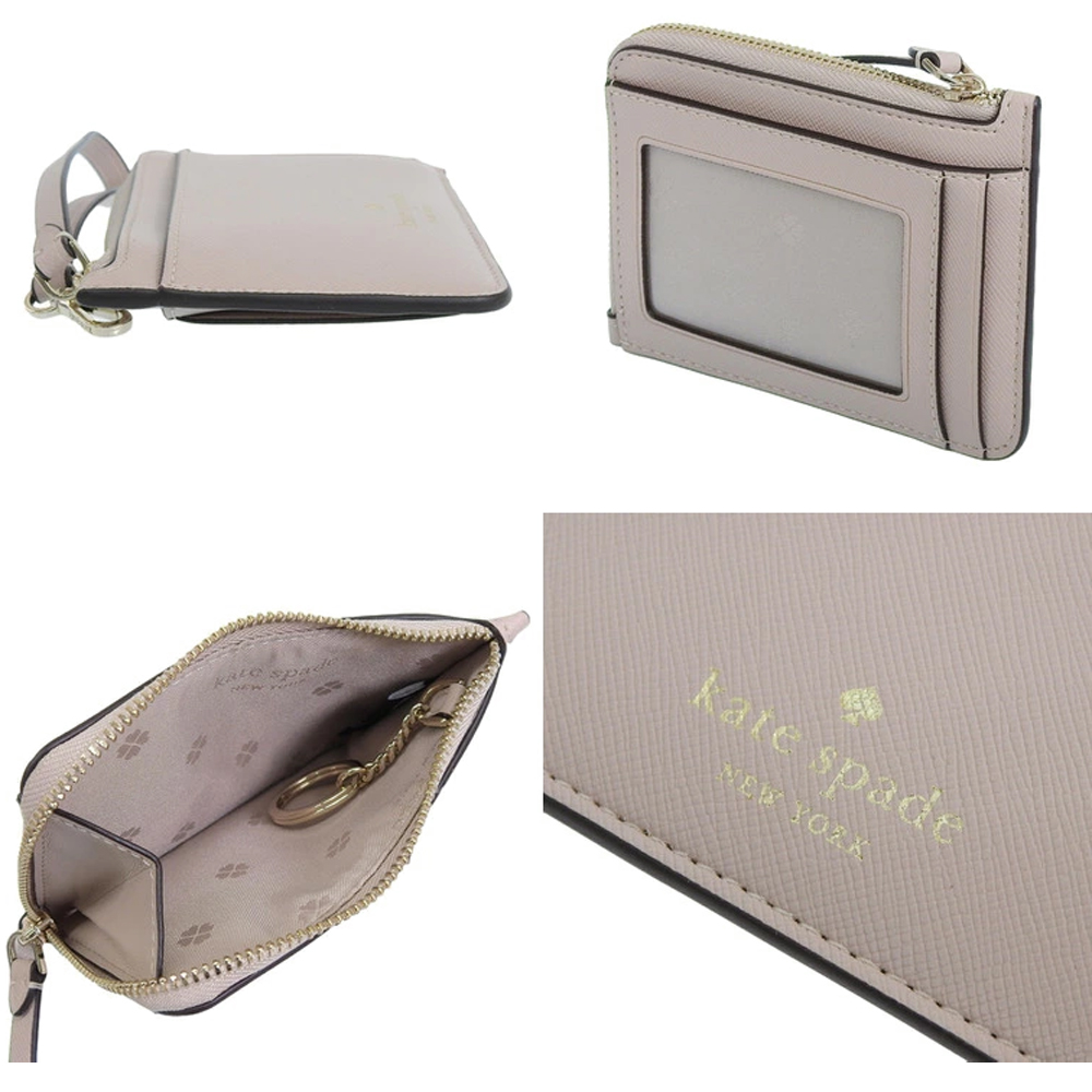 Kate Spade Schuyler Small Card Holder Wristlet Warm Beige # KE701