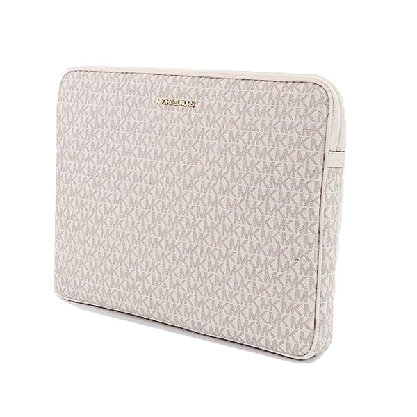 Michael Kors Jet Set Travel Large Laptop Sleeve Case 15 Inch Light Cream # 35T1GTVN7B