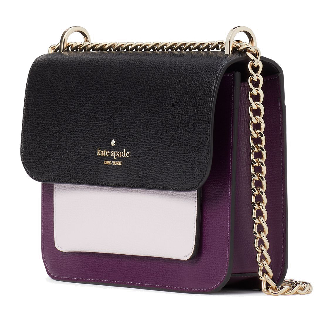 Kate Spade Remi Flap Chain Crossbody Ripe Plum # K8519