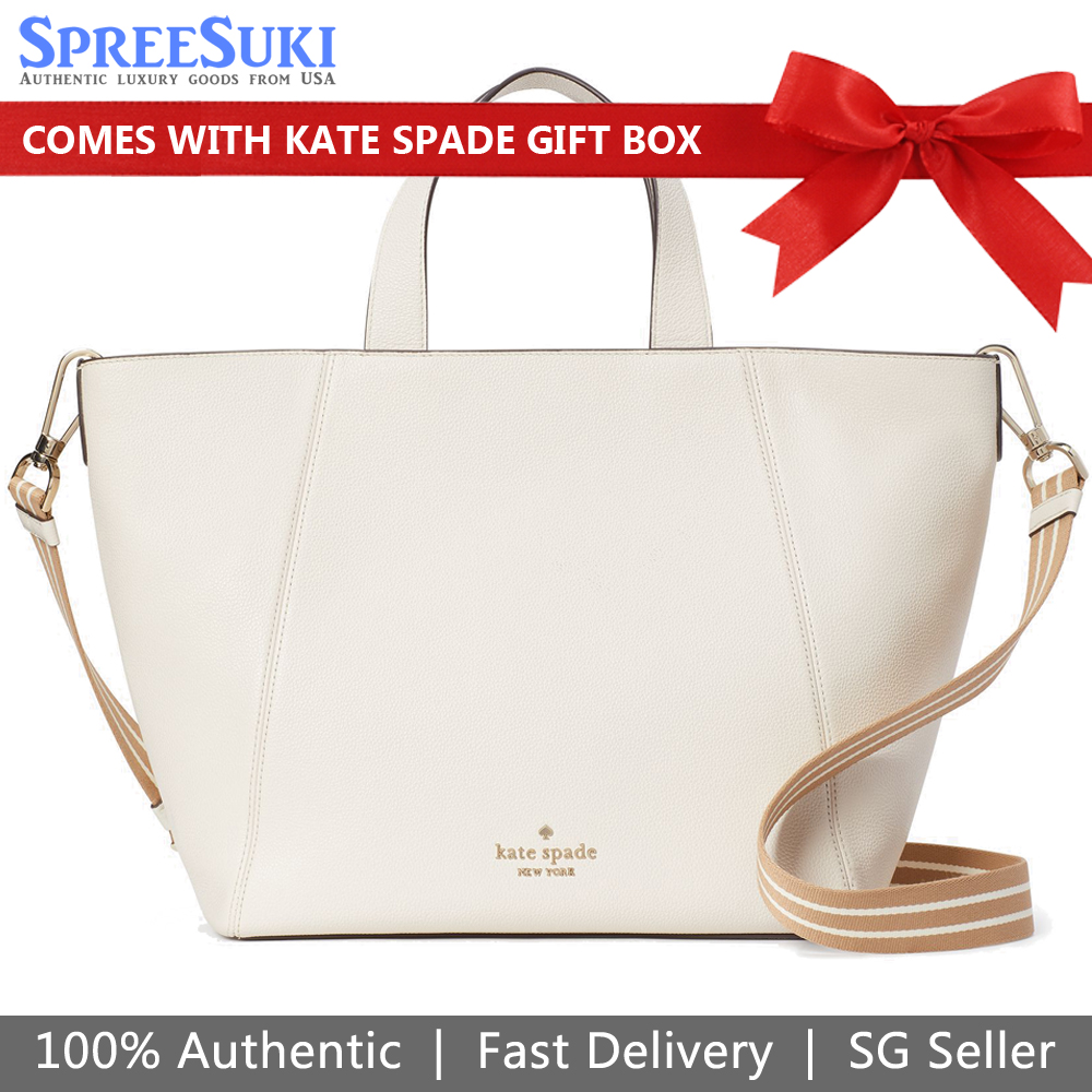 Kate Spade Rosie Pebbled Leather Parchment # KC741