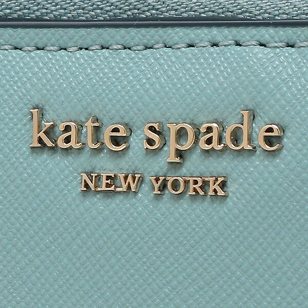 Kate Spade Cameron Small L-Zip Bifold Wallet Seaside Blue # WLRU5431D1