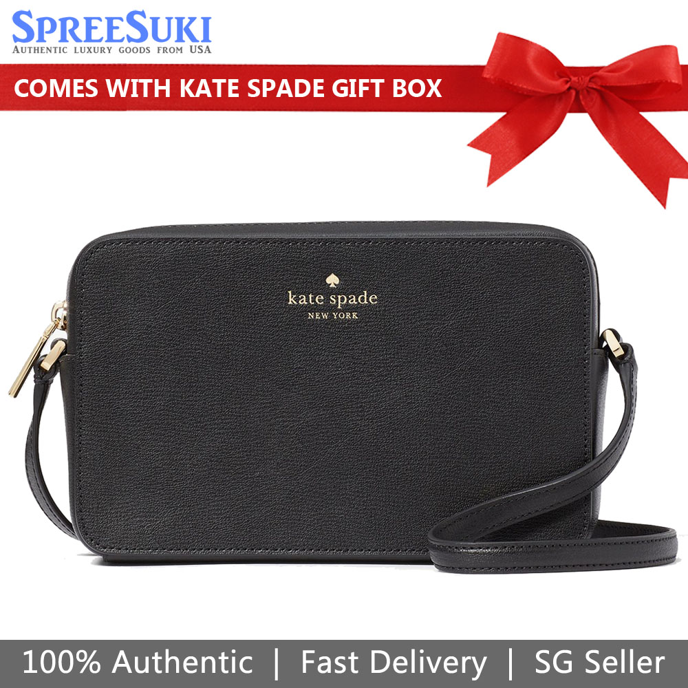 Kate Spade Sienna Crossbody Bag Sling Black # KC469