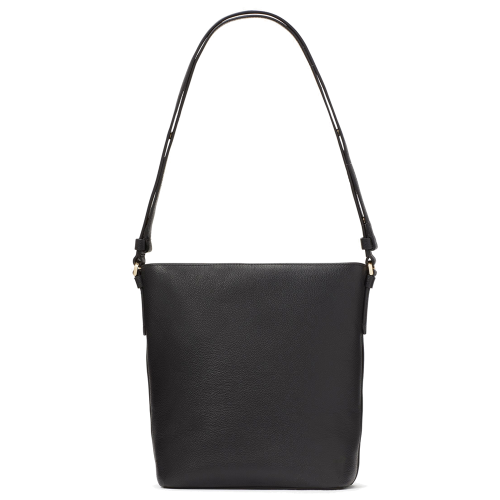 Kate Spade Elsie Pebbled Leather Shoulder Bag Black # KE389