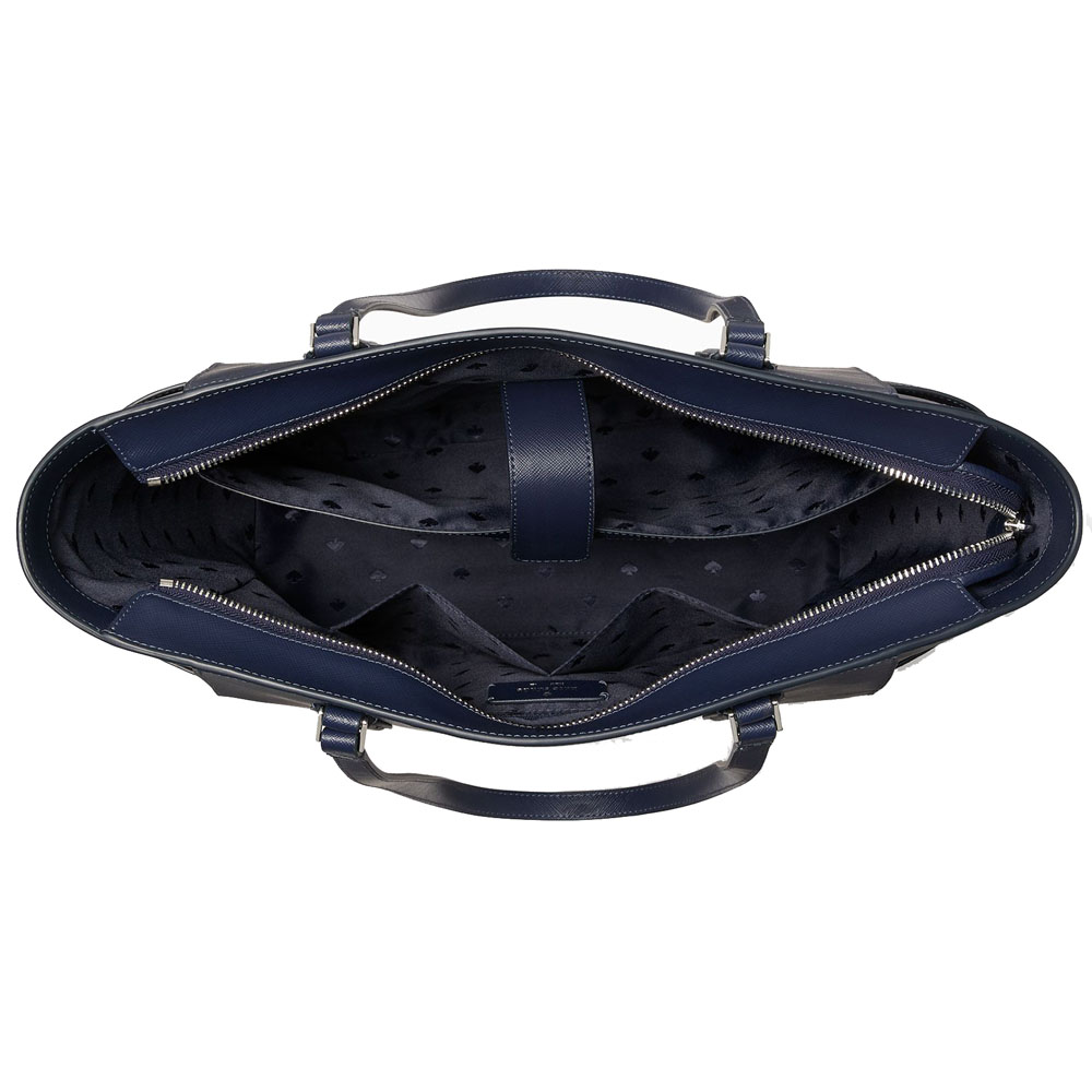 Kate Spade Madison Laptop Tote Shoulder Bag Parisian Navy # KC435
