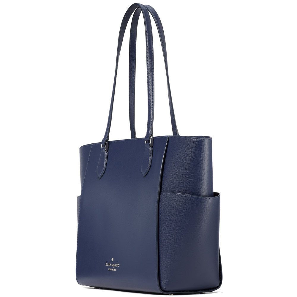 Kate Spade Madison Laptop Tote Shoulder Bag Parisian Navy # KC435