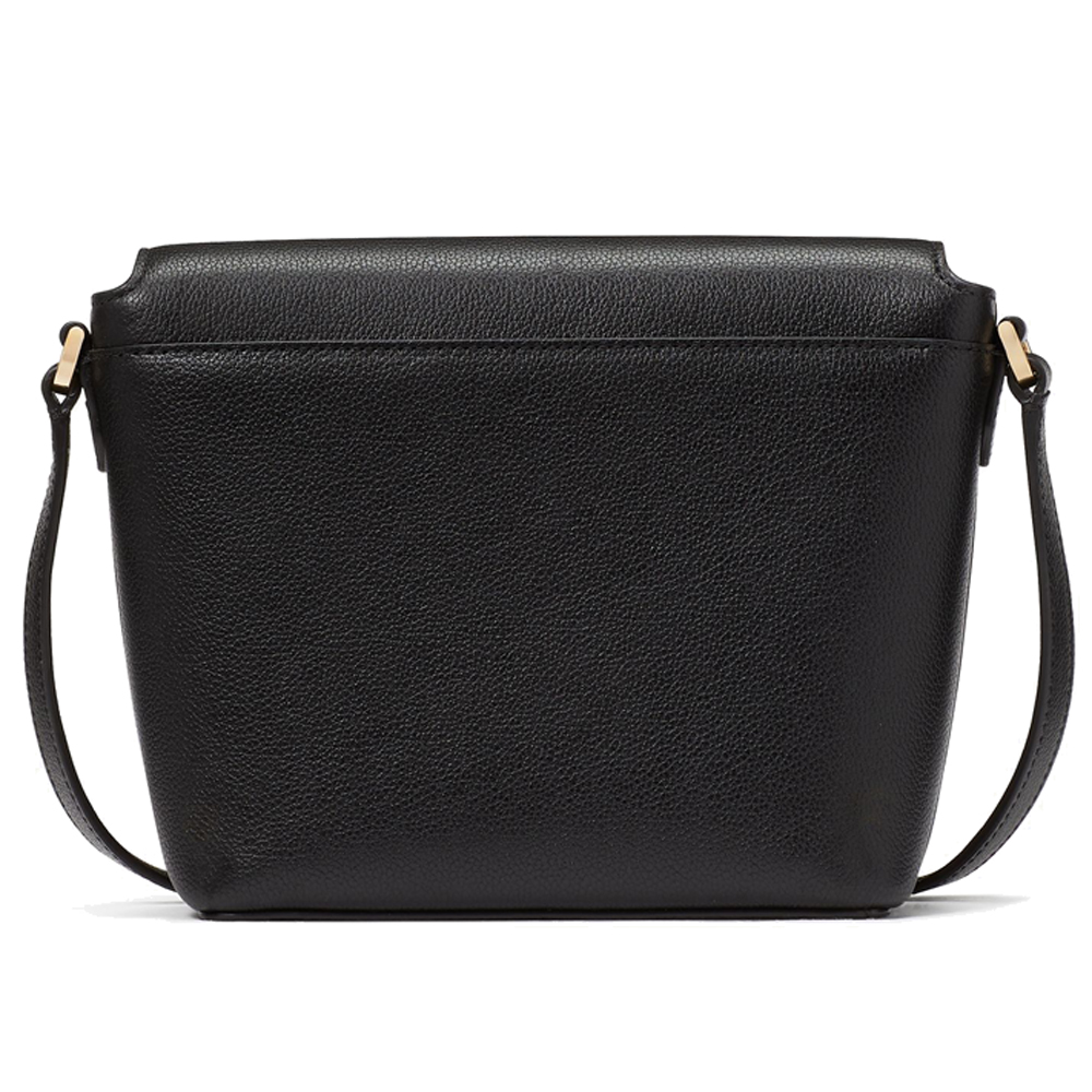 Kate Spade Crossbody Bag Sling Pebbled Leather Elsie Black # KE390