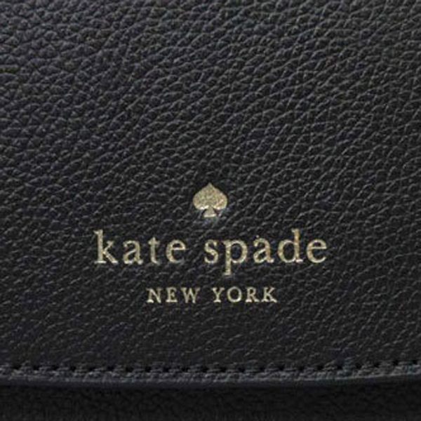 Kate Spade Crossbody Bag Sling Pebbled Leather Elsie Black # KE390