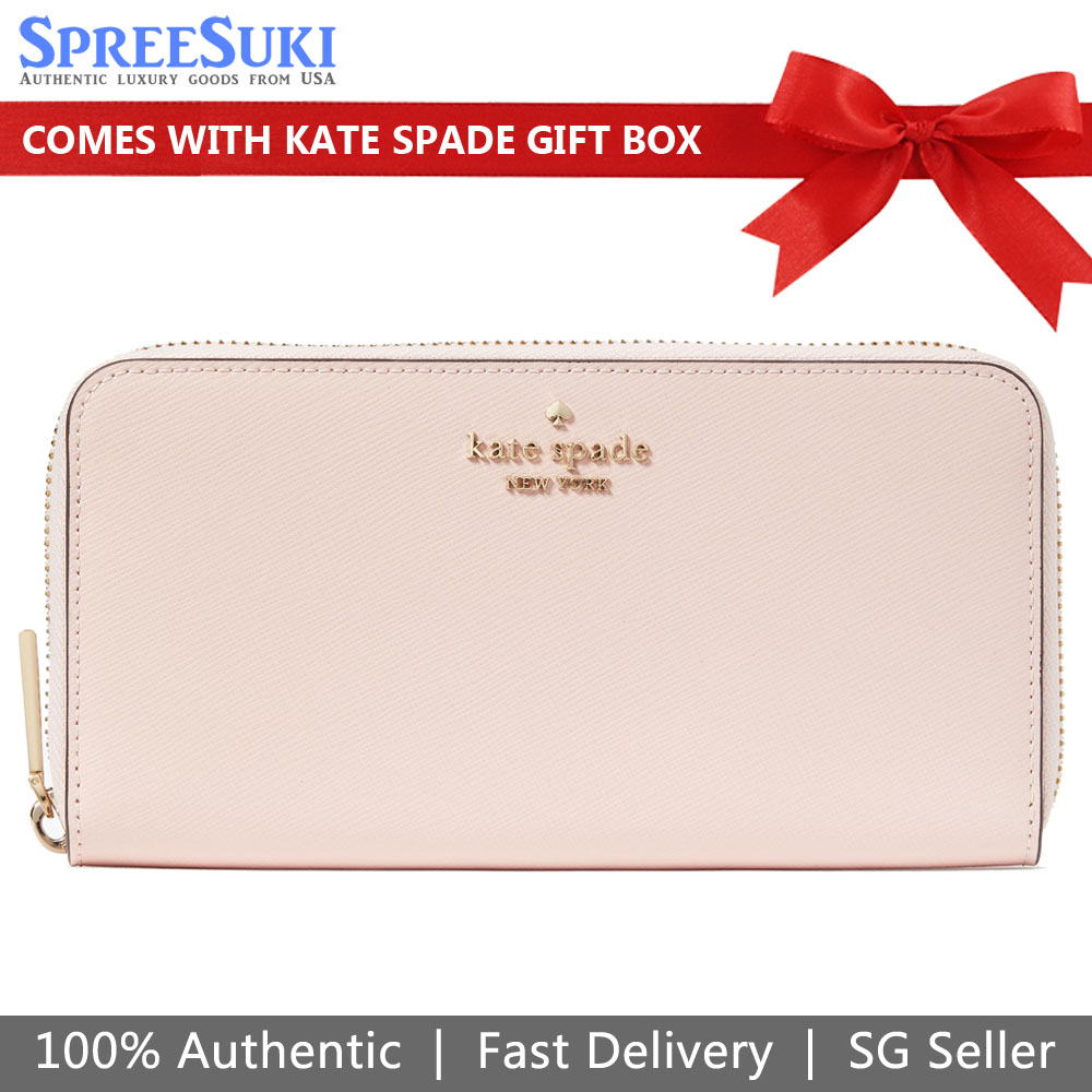 Kate Spade Madison Large Continential Wallet Conch Pink # KC578