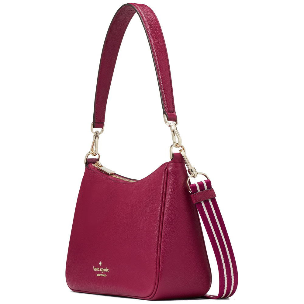 Kate Spade Crossbody Bag Sling Rosie Shoulder Bag Dark Raspberry Magenta # KF086