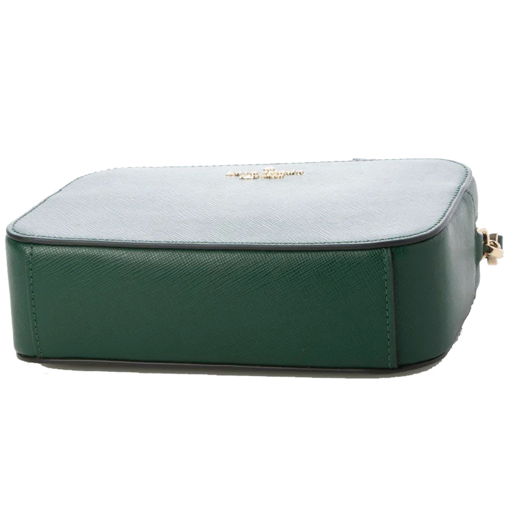 Kate Spade Madison Saffiano Leather Mini Camera Crossbody Deep Jade Green # KC584