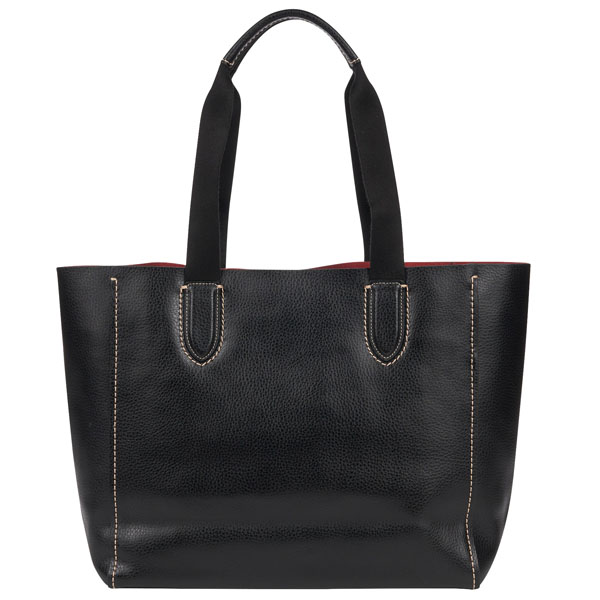 Coach Derby Tote In Pebble Leather Black # 58660
