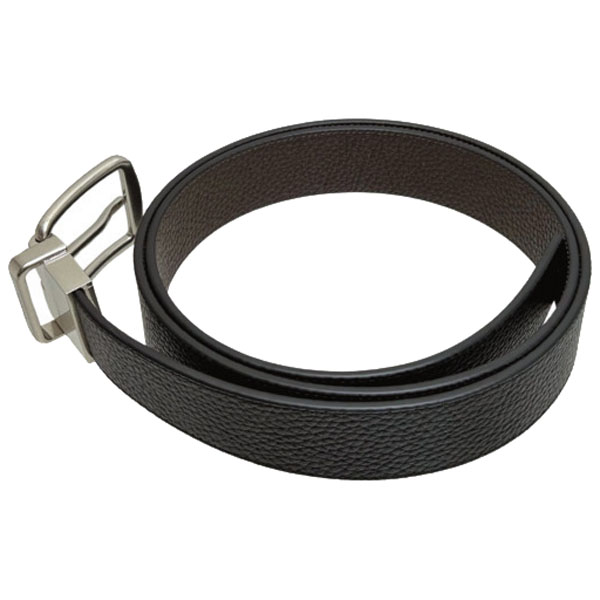 Coach Men Harness Buckle Cut To Size Reversible Belt 38Mm Black Dark Brown # CQ023